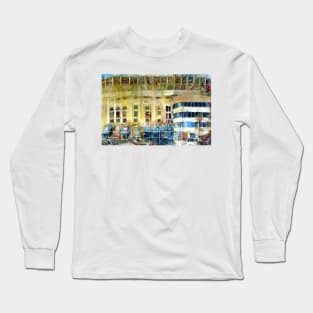 Yankee Stadium, Bronx, New York Art Watercolor Print Long Sleeve T-Shirt